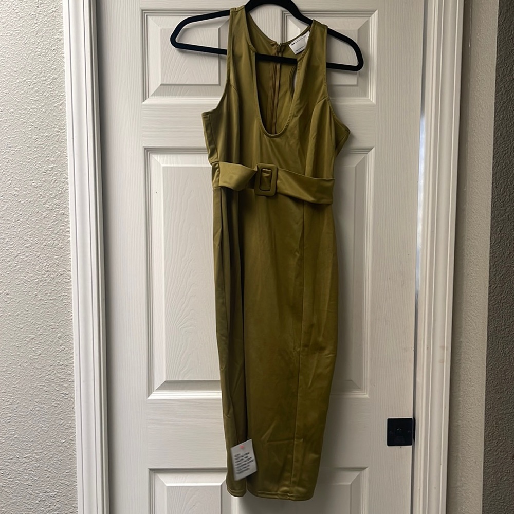 ASOS Green bodycon dress